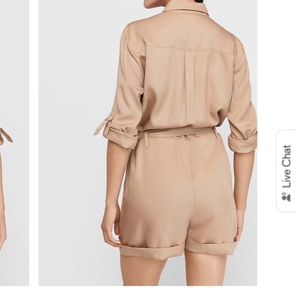 NWT SILKY UTILITY ROMPER - EXPRESS - Picture 3 of 3